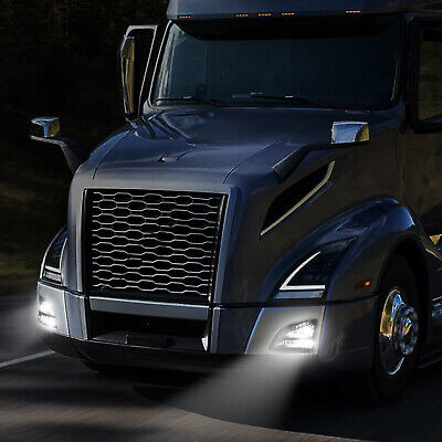 [full Led] For 18-22 Volvo Vnl Front Bumper Driving Fog  Oae Foto 8