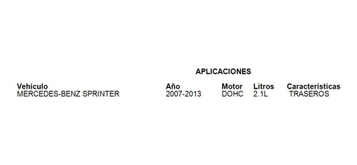 Amortiguador Trasero Mercedes-benz Sprinter 2007-2013 2.1l Foto 3