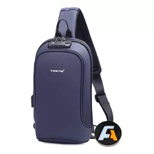 Mochila Tigernu 7.9 8102 Antiasalto + Antilluvia + Candado 