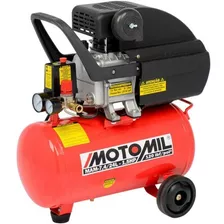 Motocompressor Cmi 7,6/24l 2hp 220v - Motomil Cor Vermelho Fase Elétrica Monofásica Frequência 60 Mhz