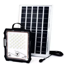 Luminaria Foco Solar Led 100w Pared O Portable Con Control