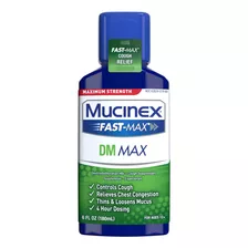 Mucinex Fast-max Dm Fuerza Máxima Líquido Para El Alivio De 