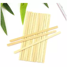 Agitadores De Madera Para Café Bamboo Bambu 14cm X 100 U C