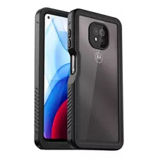 Funda Completa Para Moto G Power 2021 - Transparente/negra