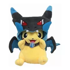 Peluche Pokemon Pikachu Mega Charizard X Nintendo Game Freak