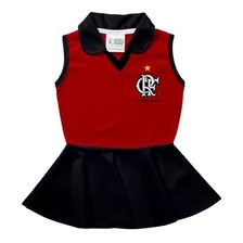 Vestido Bebê Flamengo Polo Regata - Torcida Baby