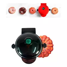 Máquina De Fazer Mini Bolo Cake Alemão Elétrica 110v Cor Vermelho/preto