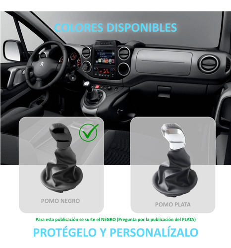 Bota Funda Pomo Palanca Cambios Peugeot Partner 2015 Foto 6