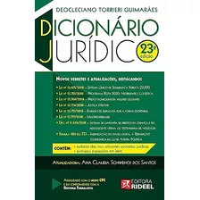 Livro Dicionário Jurídico - Deocleciano Torrieri Guimarães [2019]