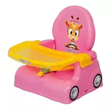 Cadeira Papinha Rosa Girafa Alça Ajustável 4777 Magic Toys