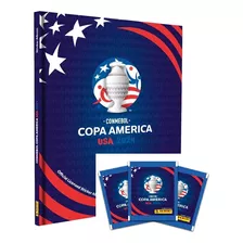 Album Tapa Dura + 25 Sobres Copa America Usa 2024 Panini.rey