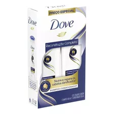  Dove Kit Reconstrução + Queratina Shampoo 350ml E Cond 175ml