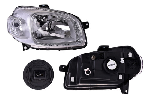 Faro C/garanta Izq O Der Depo Fiat Uno 2011 - 2014 Foto 6