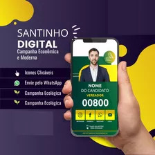 Santinho Digital Interativo - Eleições Eleição Eleitoral 3