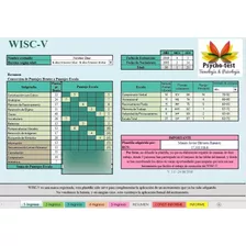 Wisc V Software Con Informe Grafico Y Textual