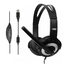 Fone Usb Headset Stereo Pc Ps3 Xbox Notebook C/botão Mute El