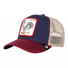 Gorra Goorin Bros Gallo Azul Y Rojo(cock)