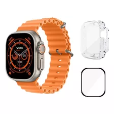 Relógio Smartwatch Ultra9 Plus W69 Nfc Gps Micrower+brinde 
