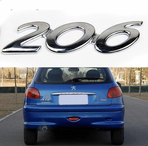 Emblema 206 Peugeot Old Foto 2