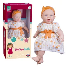 Boneca Gigante Boutique Dolls Infantil Bebê Menina 50cm
