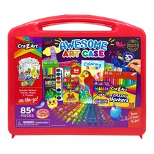 Kit De Arte/escolar Cra-z-art En Estuche De Viaje +80 Piezas