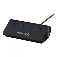 Sabrent Concentrador Usb 3.0 De 4 Puertos Concentrador De Da