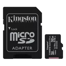 Memoria Microsd Kingston 32gb Clase 10 U1 A1