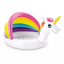 Piscina Inflable Infantil Intex Con Parasol Unicornio