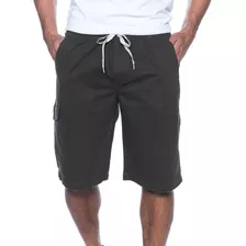 Bermuda Cargo Masculina Sarja Colorida Modelo Soltinho Short