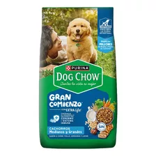 Dog Chow Gran Comienzo Cachorros Medianos Y Grandes X 21 Kg