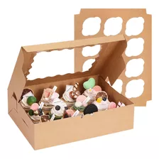 Moretoes Cajas Para Cupcakes, 24 Unidades, 13 X 10 X 3.5 Pul