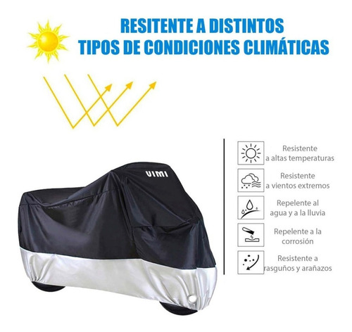 Funda Impermeable Para Moto Bicicleta Prueba De Lluvia Polvo Foto 2