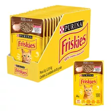 Kit 15 Friskies Sachês Para Gatos Adultos Sabor Peru 85g