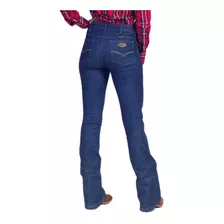 Calça Jeans Feminina Estilo Country Flare Ref 1228