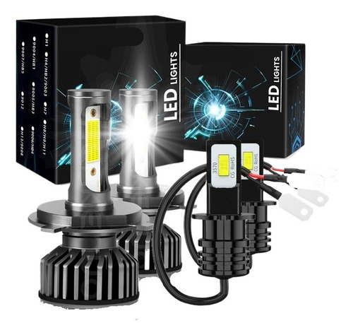 Para Chevrolet H3 H4 Luz Alta/baja 40000lm 200w Focos Led