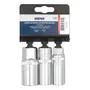 Kit Bremen: 4 Adaptadores + 1 Llave + 1 Extensión 75mm + 1 Extensión 125mm + 1 Extensión 250mm + 3 Saca Bujías