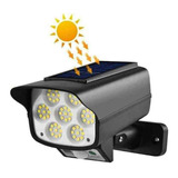 Reflector Luz Led Solar Tipo Camara Sensor De Movimiento