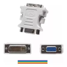 Kit 10 Adaptador Dvi-i 24+5 Pinos Macho Para Vga Femea