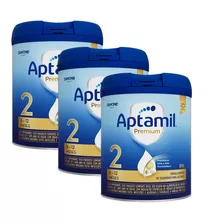 Fórmula Infantil Kit Com 3 Aptamil Premium 2 De 800g Cada