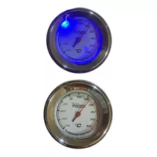 Termometro Auto + Luz Led Temperatura Ambiente Adhesivo 3m