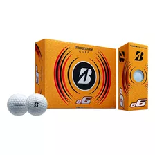 Doce Pelotas De Golf Bridgestone 2023 E6 Blancas