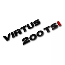 Kit Emblemas Virtus 200 Tsi Preto Black Virtus Comfortline