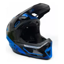 Casco Fly Racing Rayce Bmx Azul/negro Niño Ys