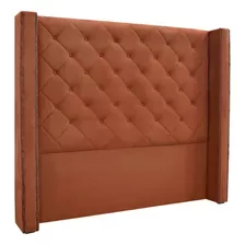 Cabeceira Cama Casal Box Estofada Imperial 140cm Veludo