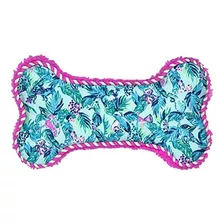 Juguete De Peluche Azul Lilly Pulitzer Para Perro Con Chirri