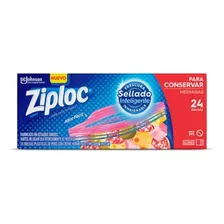 Ziploc Bolsas Multiuso Hermética Conservar Mediana 24 Un