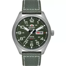 Relógio Orient Automático Verde Militar F49sn020 E2ep