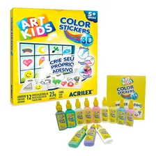 Adesivos Color Stickers Artkids - Crie Seu Adesivo - Acrilex