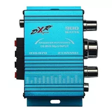 Amplificador Para Carros, Pickups & Suv Dxr 010070 Con 2 Canales Y 40w Azul