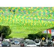 Bandeirinha Plástico Copa Do Mundo / Festa Junina 100 Metros